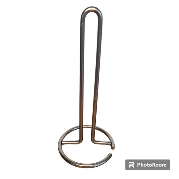 Home Basics Simplicity Collection Satin Nickel Paper Towel Holder Kitchen - Picture 1 of 11